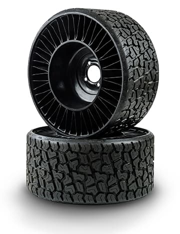 Tweel rear wheel pair